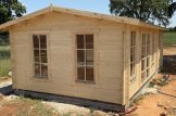 Attefallshus med förråd LEA (44 mm), 7x4 m, 28 m² customer 1