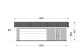 Garage byggsats - dubbelgarage LORA ALT DUO (med bred port), 9x6 m, 51 m² specification 2