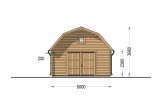 Enkelgarage MISSISSIPPI (44 mm), 5x6 m, 30 m² specification 2