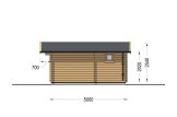 Attefallshus NINA (34 mm), 5x5 m, 25 m² specification 5