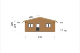 Fritidshus ALICE S (44 mm + fasadbeklädnad), 63 m² specification 3