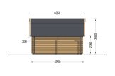 Enkelgarage MISSISSIPPI (44 mm), 5x6 m, 30 m² specification 3
