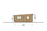 Enkelgarage MODERN (34 mm), 4x6 m, 21 m² specification 3