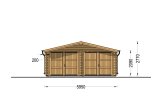 Dubbelgarage CLASSIC DUO (44 mm), 6x9 m, 54 m² specification 2