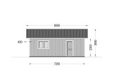 Garage byggsats - dubbelgarage LORA DUO, 7,2 x 7,2 m, 49 m² specification 3