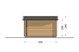 Friggebod med pulpettak LILLE (44 mm), 4x3 m, 12 m² specification 4