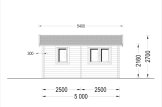 Bastustuga med relax och omklädningsrum ELDA (44 mm), 5x5 m, 25 m² (3 rum) specification 3