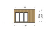 Attefallshus PREMIUM (34 mm + fasadbeklädnad), 5x4 m, 20 m² specification 5