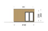Attefallshus PREMIUM (isolerad, 34 mm + fasadbeklädnad), 5x4 m, 20 m² specification 3