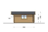 Attefallshus LILLE (34 mm), 5x5 m, 25 m² specification 5