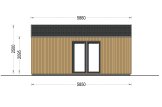 Attefallshus PIA S (34 mm + fasadbeklädnad), 5x5 m, 25 m² specification 5