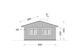 Garage byggsats - dubbelgarage LORA ALT DUO, 9x6 m, 51 m² specification 5