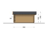 Attefallshus WISSOUS (44 mm), 5x5 m, 25 m² specification 3