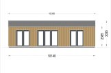 Fritidshus SELENE S (44 mm + fasadbeklädnad), 63 m² specification 2