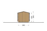Bastuhus SERENE (34 mm + fasadbeklädnad), 3.3x2.5 m, 4.95 m² specification 5