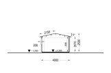 Enkelgarage CLASSIC (34 mm), 4x6 m, 24 m² specification 6