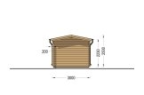 Attefallshus ELEONORA (44 mm), 6,6x3 m, 20 m² specification 5