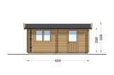Enkelgarage CLASSIC (34 mm), 3,2x5,2 m, 16 m² specification 3