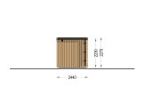Bastuhus OKO (34 mm + fasadbeklädnad), 2.3x1.6 m, 2.7 m² specification 4