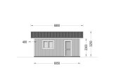Garage byggsats - enkelgarage LORA, 5x6 m, 28 m² specification 3