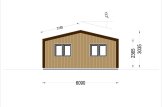 Fritidshus SELENE S (44 mm + fasadbeklädnad), 63 m² specification 5