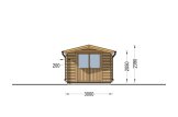 Friggebod PETER (34 mm), 3x4 m, 12 m² specification 2