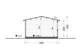 Friggebod WISSOUS (44 mm), 4x3 m, 12 m² specification 6