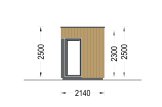 Friggebod PREMIUM (isolerad, 34 mm + fasadbeklädnad), 3x2 m, 6 m² specification 3