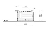 Attefallshus ESSEX (34 mm), 5x4 m, 18 m² specification 6