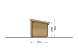 Bastuhus VIGOR (44 mm), 3.3x2.5 m, 4.85 m² specification 5