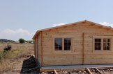 Dubbelgarage MULTI (44 mm) 6x6 m med enkel carport 3x6 m customer 3