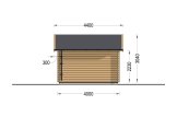 Friggebod CLOCKHOUSE (34 mm), 4x3 m, 12 m² specification 4