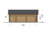 Dubbelgarage TWIN DUO (44 mm), 8x6 m, 48 m² specification 4