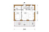 Fritidshus ANGELA (Isolerad, 66 mm + fasadbeklädnad), 42 m² specification 1