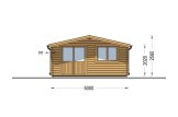 Attefallshus LILLE (34 mm), 5x4 m, 18 m² specification 2