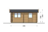 Enkelgarage CLASSIC (34 mm), 3.6x5.4 m, 20 m² specification 3