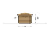 Friggebod PETER (34 mm), 3x4 m, 12 m² specification 4