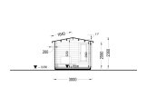 Friggebod POOLHOUSE (44 mm), 4x3 m, 12 m² specification 6