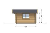 Friggebod DREUX (44 mm), 4x4 m, 16 m² specification 5