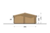 Dubbelgarage CLASSIC DUO (44 mm), 6x8 m, 48 m² specification 4