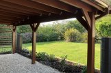 Enkel carport i trä 3x6 m med förråd (44 mm), 2x6 m customer 3