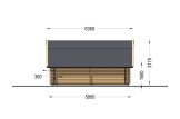 Enkelgarage BARN (44 mm), 5x6 m, 30 m² specification 5