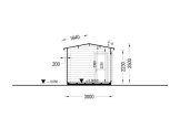 Attefallshus ELEONORA (34 mm), 6,6x3 m, 18 m² specification 6