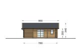 Fritidshus ADELE S (Isolerad, 44+44 mm), 60 m² specification 3