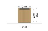 Friggebod PREMIUM (34 mm + fasadbeklädnad), 2x2 m, 4 m² specification 4