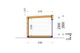 Attefallshus PREMIUM (isolerad, 34 mm + fasadbeklädnad), 6x3 m, 18 m² specification 6
