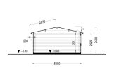Friggebod WISSOUS (44 mm), 5x3 m, 15 m² specification 6