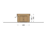 Enkelgarage MODERN (44 mm), 4x6 m, 24 m² specification 2