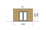 Attefallshus PREMIUM (isolerad, 34 mm + fasadbeklädnad), 7x4 m, 28 m² specification 3