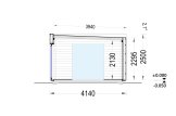 Attefallshus PREMIUM (34 mm + fasadbeklädnad), 7x4 m, 28 m² specification 6